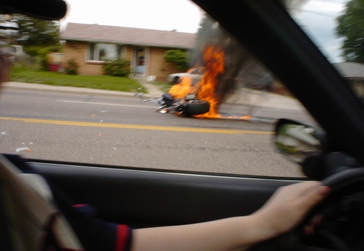 Bike On Fire